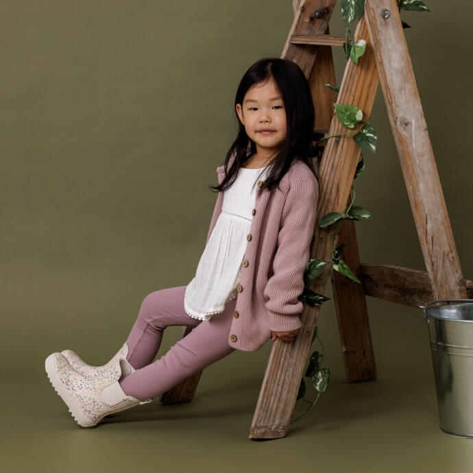 Pretty Brave Puddle Boot - Secret Garden