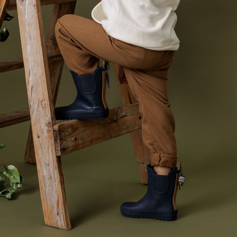 Pretty Brave Puddle Boot - Indigo