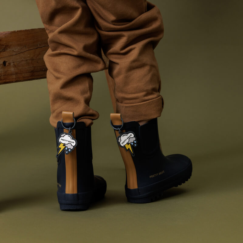 Pretty Brave Puddle Boot - Indigo