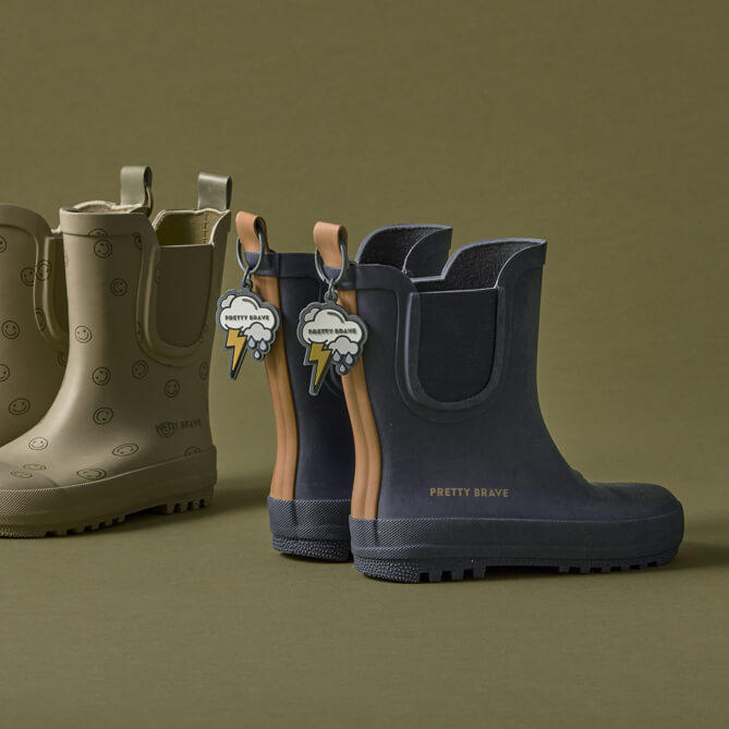 Pretty Brave Puddle Boot - Indigo