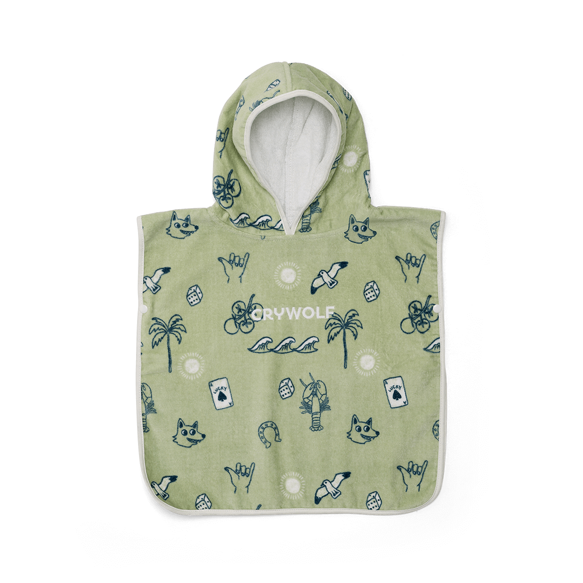 Crywolf Baby Hooded Towel - Lucky Days