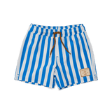 Crywolf Board Short - Deep Ocean Stripe