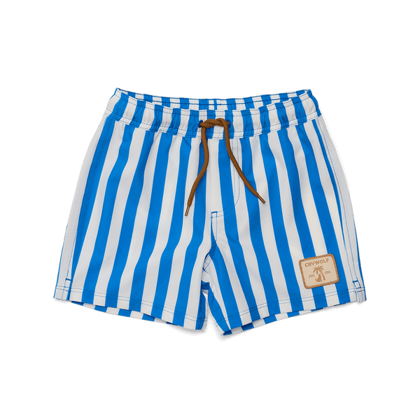 Crywolf Board Short - Deep Ocean Stripe