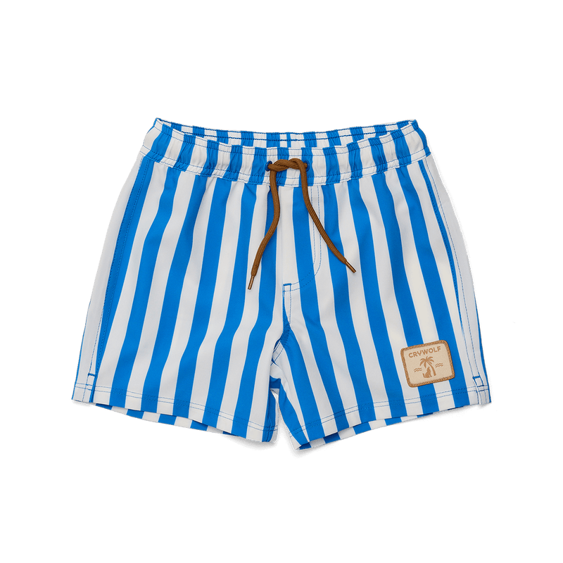 Crywolf Board Short - Deep Ocean Stripe