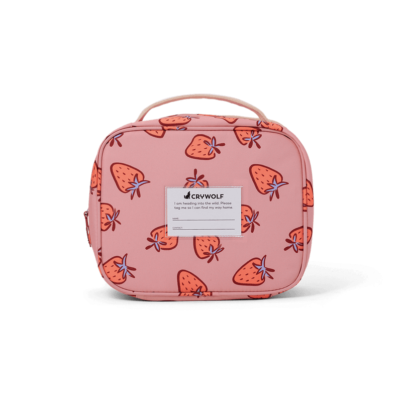 Crywolf Everyday Lunch Bag -  Strawberry Splash