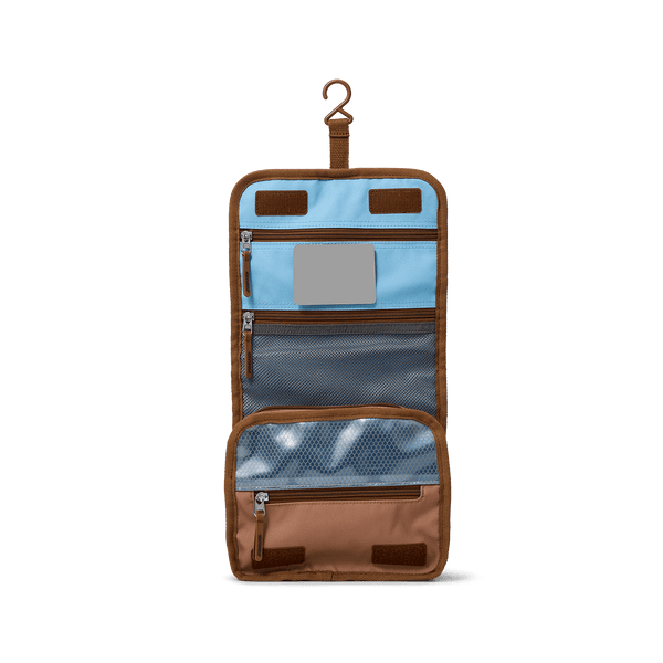 Crywolf Hanging Toiletry Bag - Deep Sea Colourblock