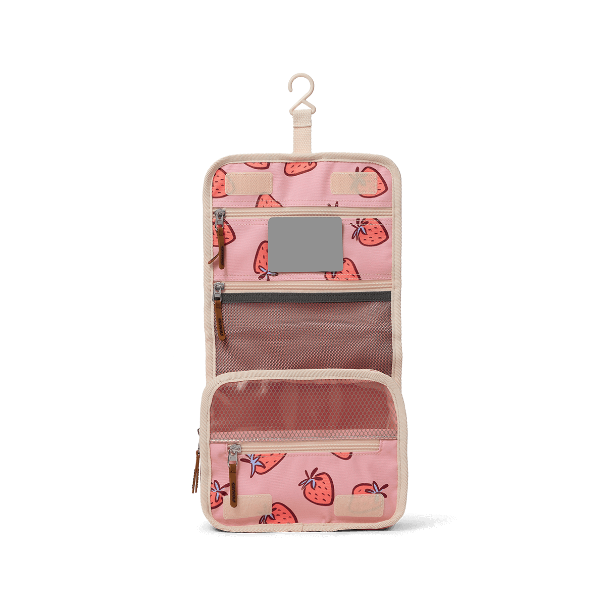 Crywolf Hanging Toiletry Bag - Strawberry Splash