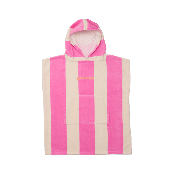 Crywolf Hooded Towel - Candy Stripe