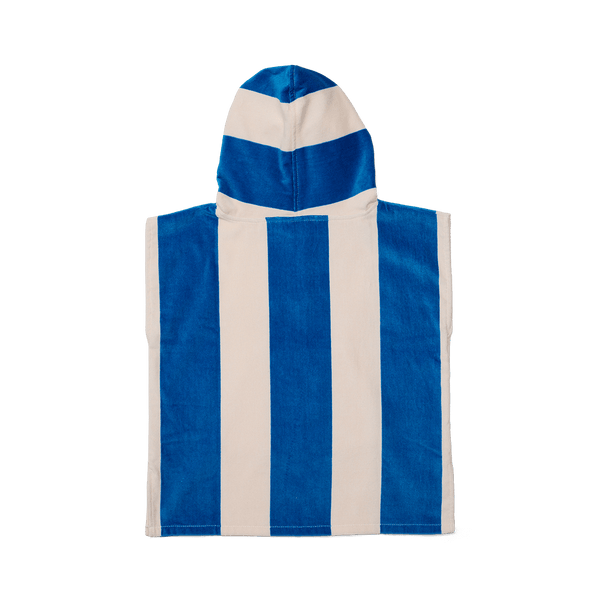 Crywolf Hooded Towel - Deep Sea Stripe