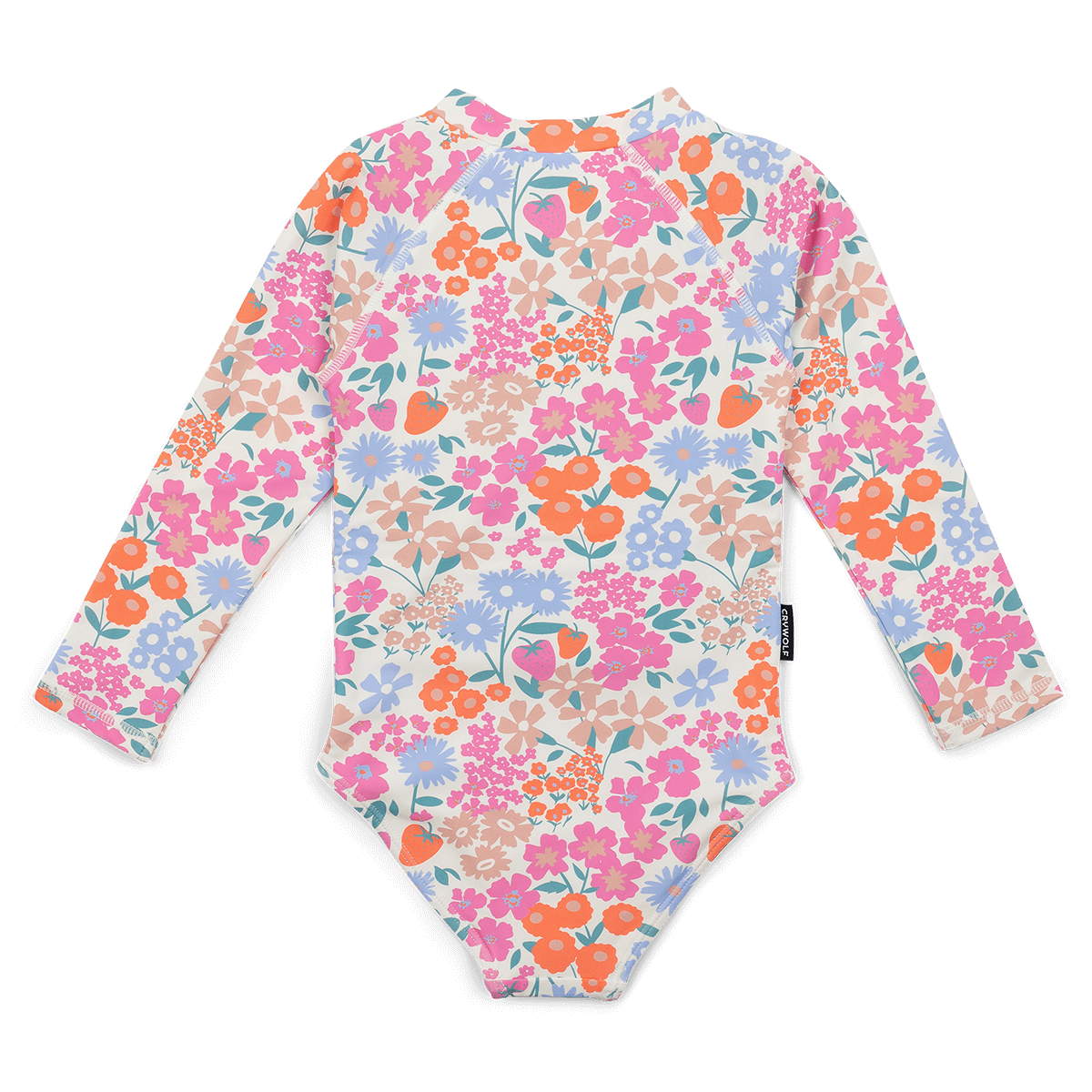 Crywolf Long Sleeve Swimsuit - Berry Garden