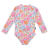 Crywolf Long Sleeve Swimsuit - Berry Garden