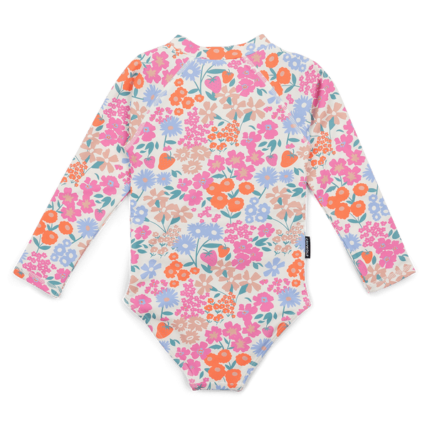 Crywolf Long Sleeve Swimsuit - Berry Garden