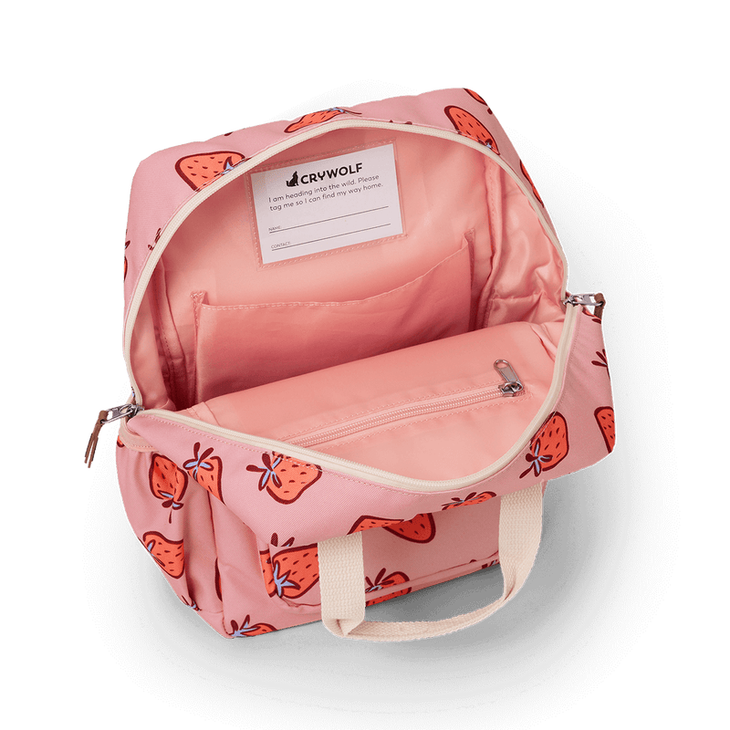 Crywolf Mini Backpack - Strawberry Splash
