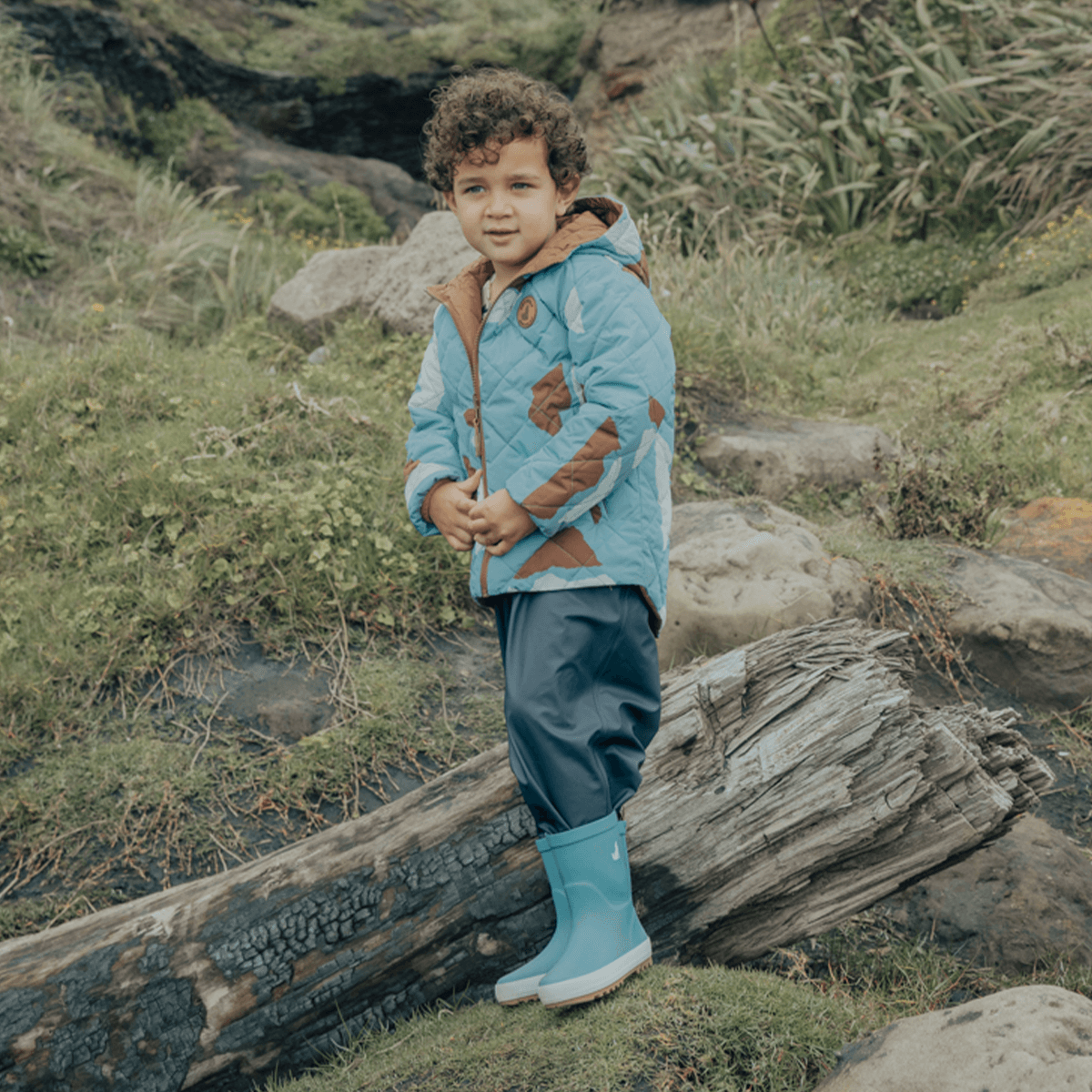 Crywolf Rain Boots - Stone Blue