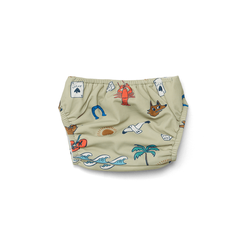 Crywolf Reusable Swim Nappy - Lucky Days Sage