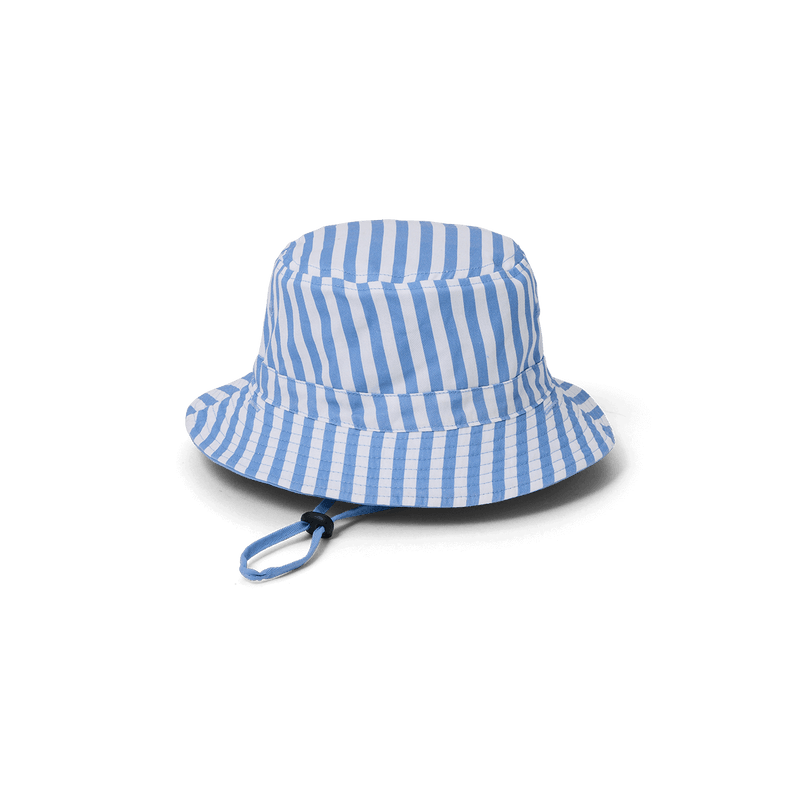 Crywolf Reversible Bucket Hat - Sky Blue Stripe
