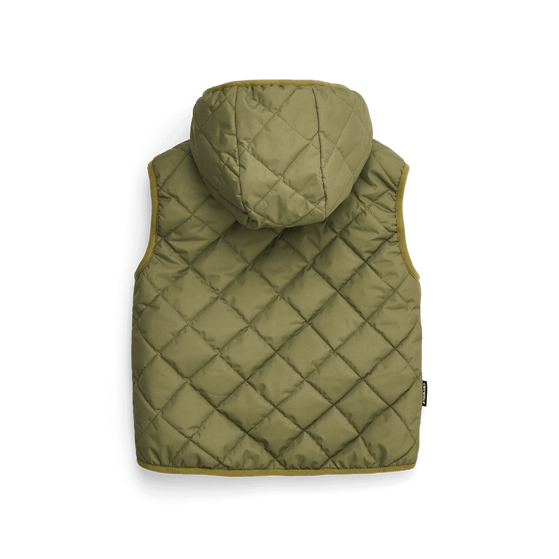 Crywolf Reversible Yeti Vest - Fern/Black