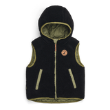 Crywolf Reversible Yeti Vest - Fern/Black