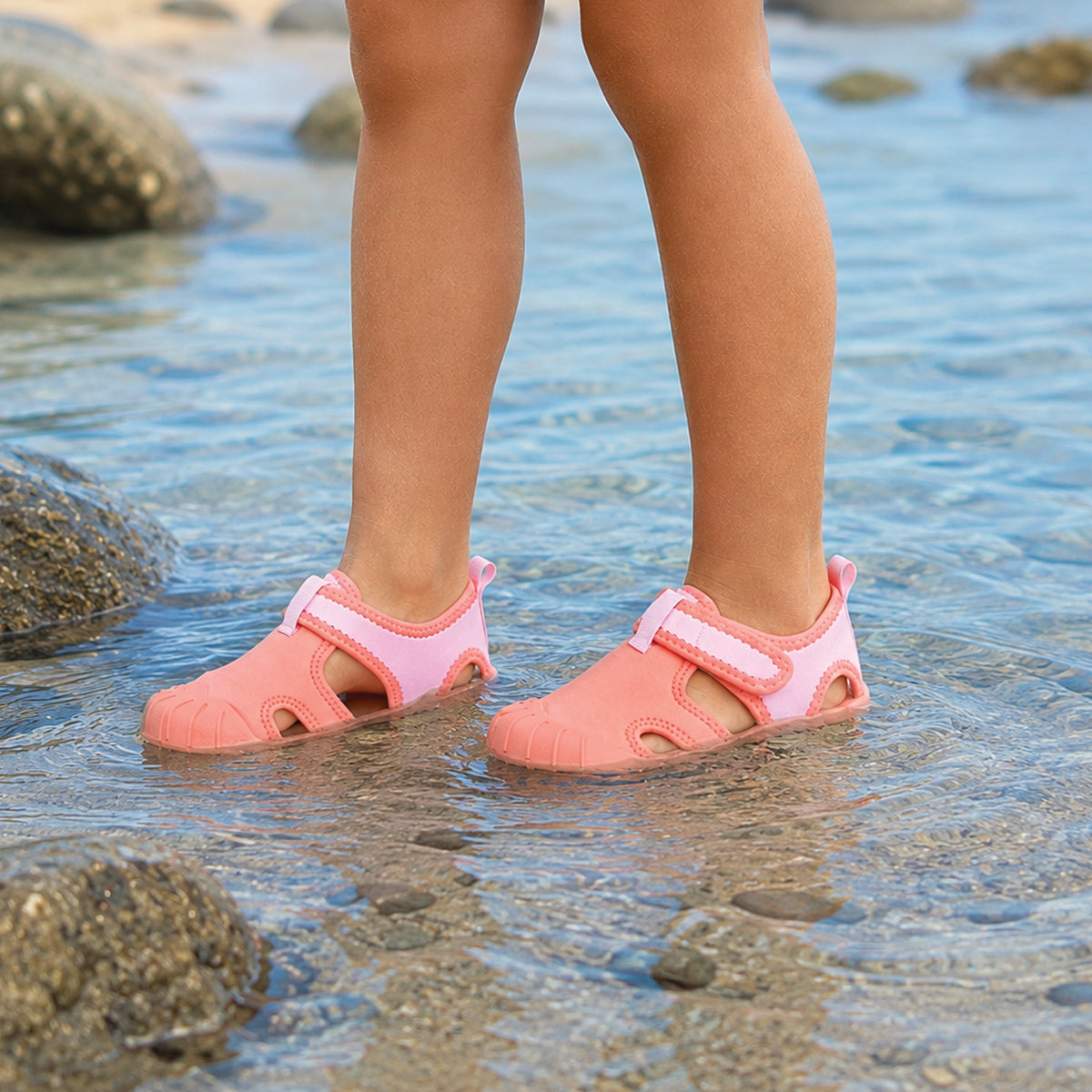 Aqua Sandal- Flamingo Pink