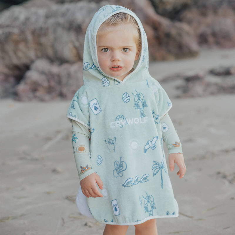 Crywolf Baby Hooded Towel - Lucky Days