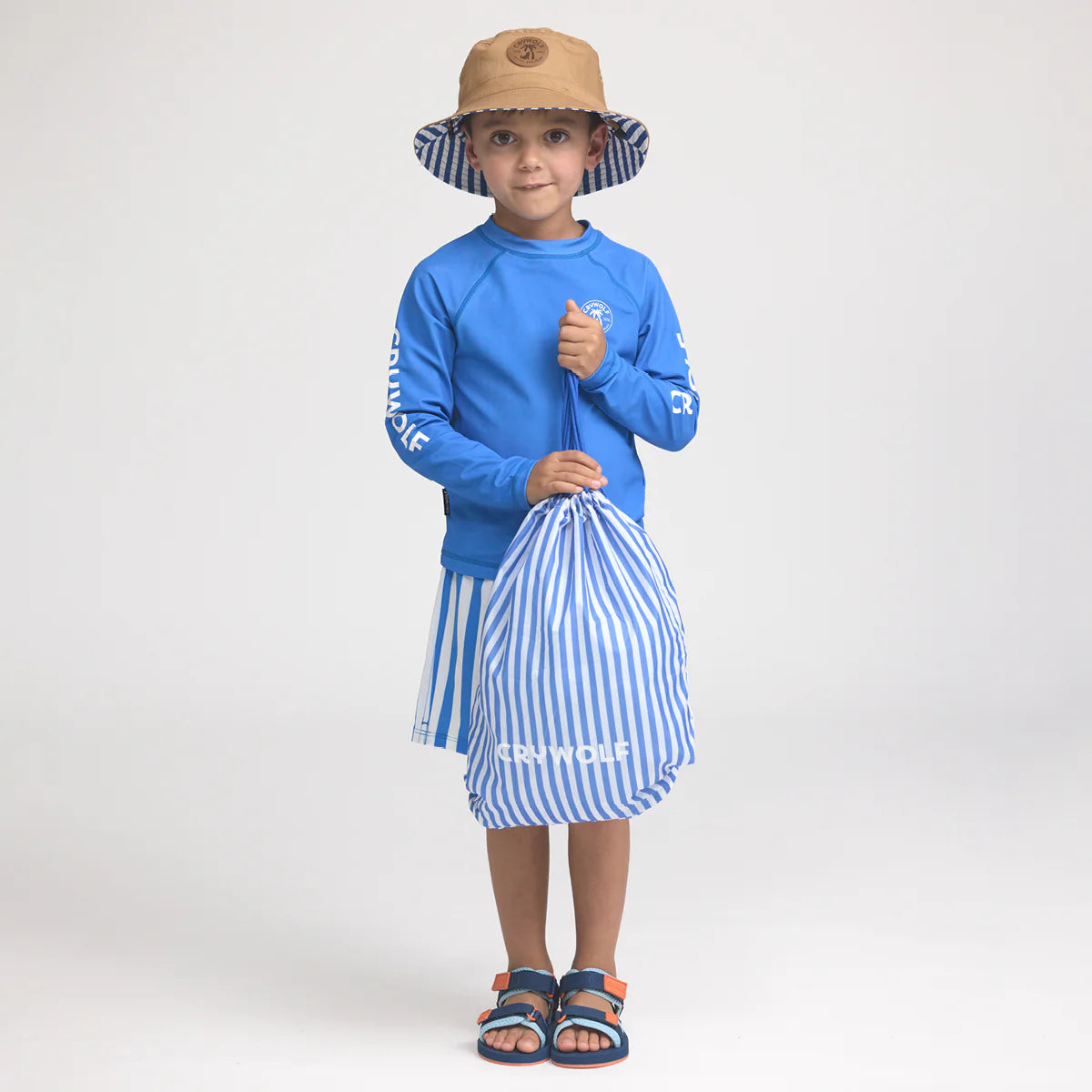 Crywolf Splash Bag - Deep Sea Stripe