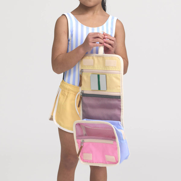 Crywolf Hanging Toiletry Bag - Pop Colourblock