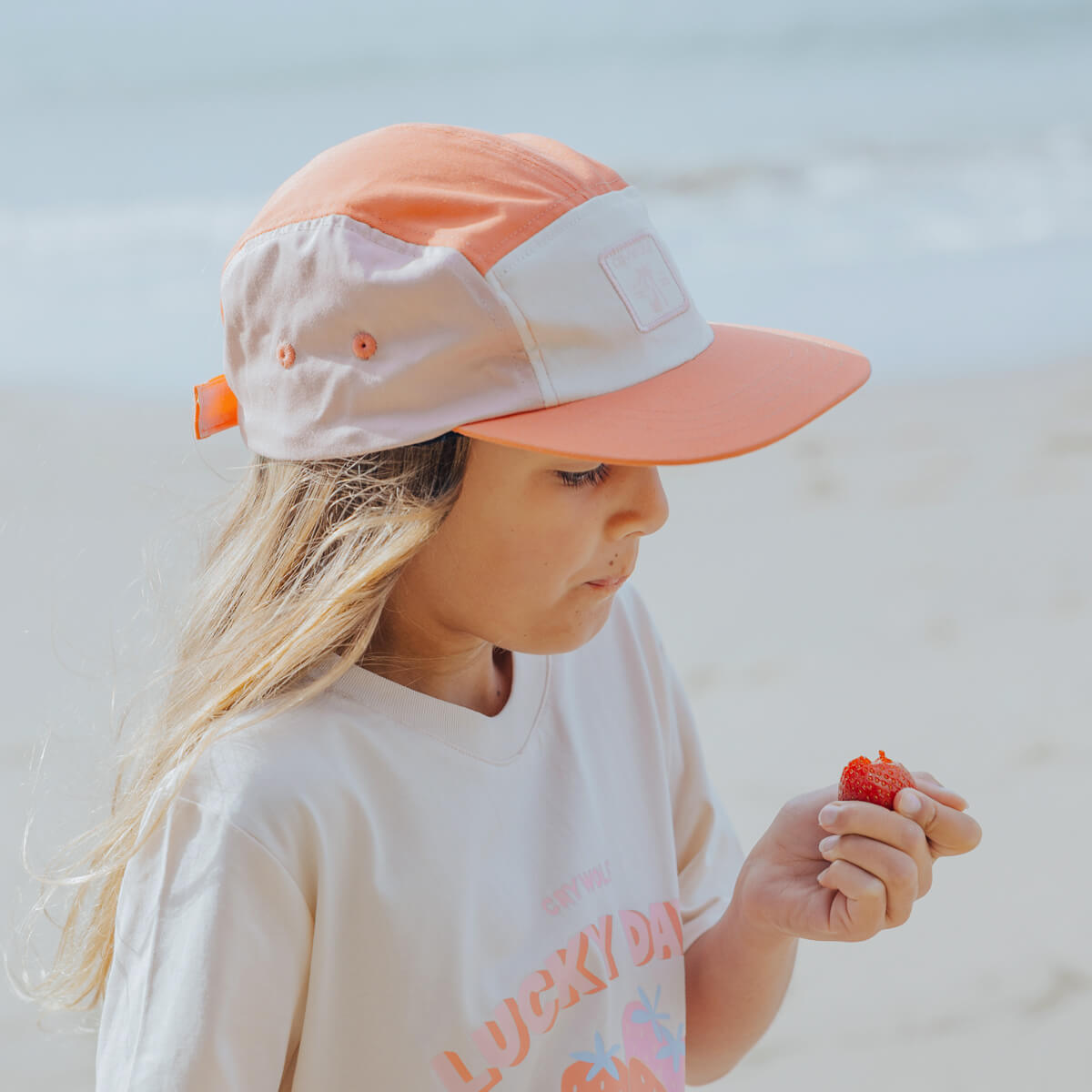 Crywolf Lucky Cap - Coral Colourblock