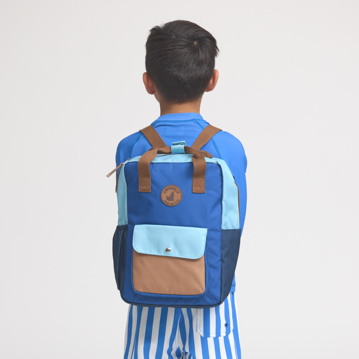 Crywolf Mini Backpack - Deep Sea Colourblock