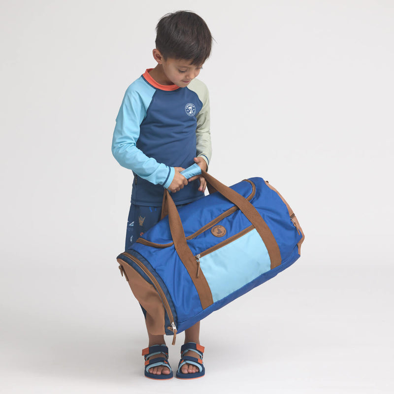 Crywolf Packable Duffel - Deep Sea Colourblock