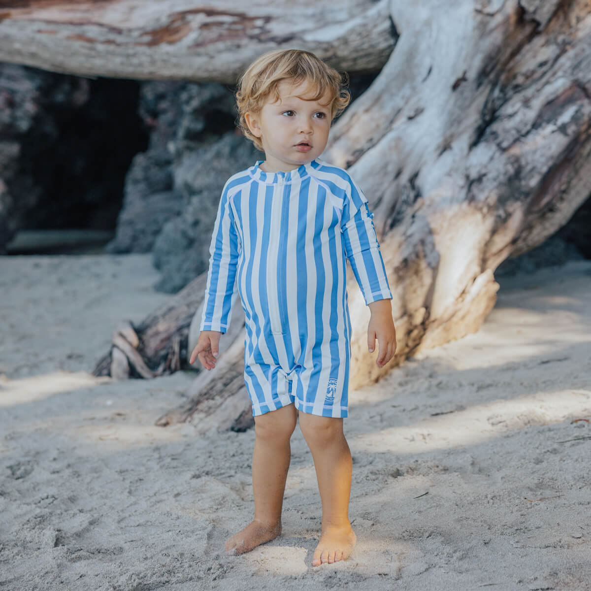 Crywolf Rash Suit - Deep Sea Stripe