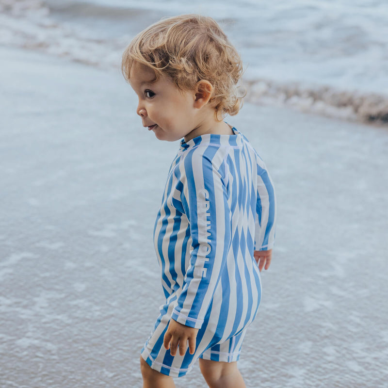 Crywolf Rash Suit - Deep Sea Stripe