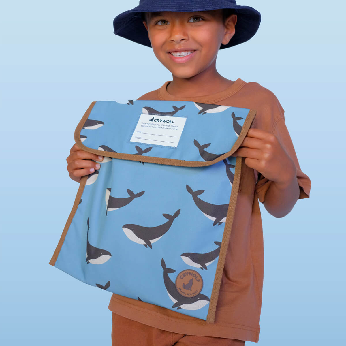 Crywolf Book Bag - Whale Trail