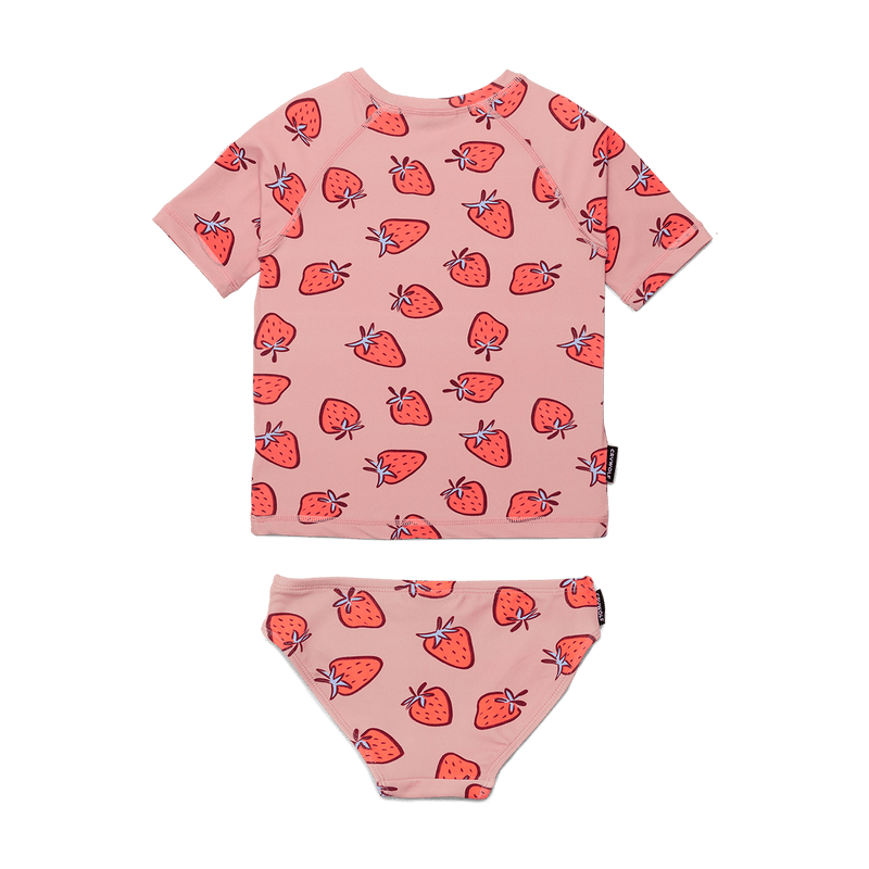 Crywolf Short Sleeve Rash Set - Strawberry Splash
