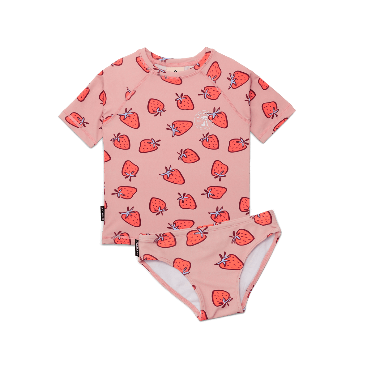 Crywolf Short Sleeve Rash Set - Strawberry Splash