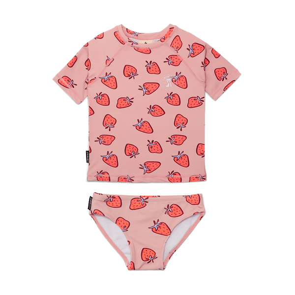Crywolf Short Sleeve Rash Set - Strawberry Splash