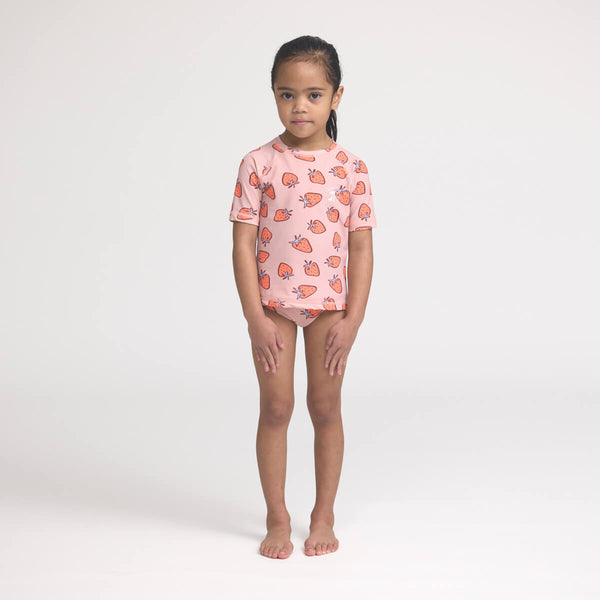 Crywolf Short Sleeve Rash Set - Strawberry Splash