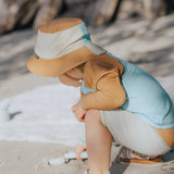 Crywolf Swim Bucket Hat - Ocean Colourblock