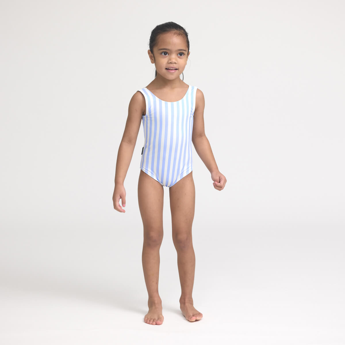 Crywolf Swimsuit - Sky Blue Stripe