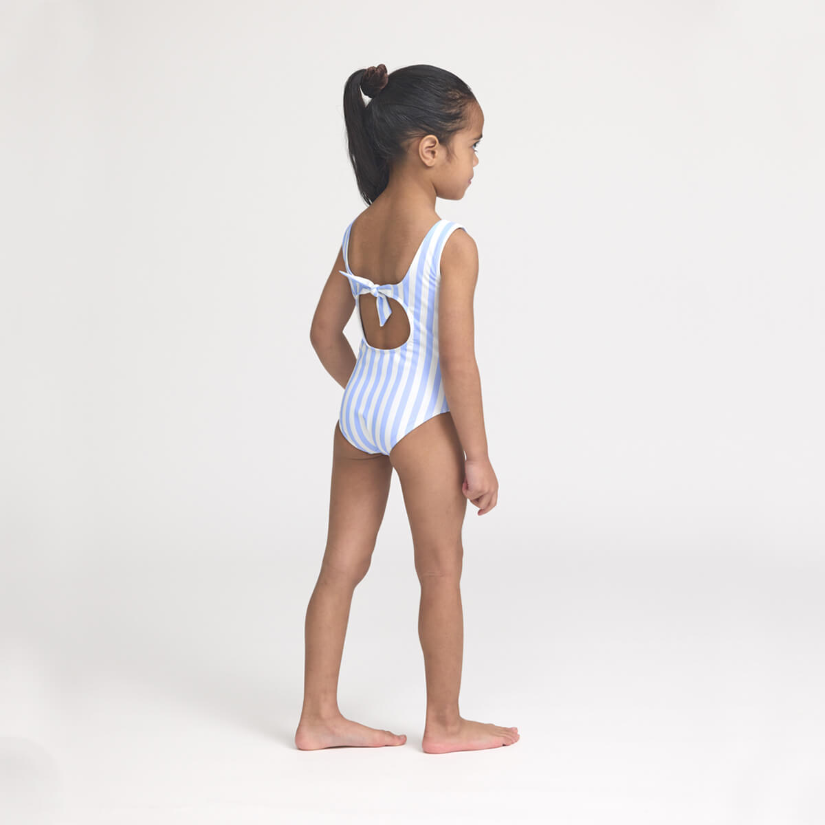 Crywolf Swimsuit - Sky Blue Stripe