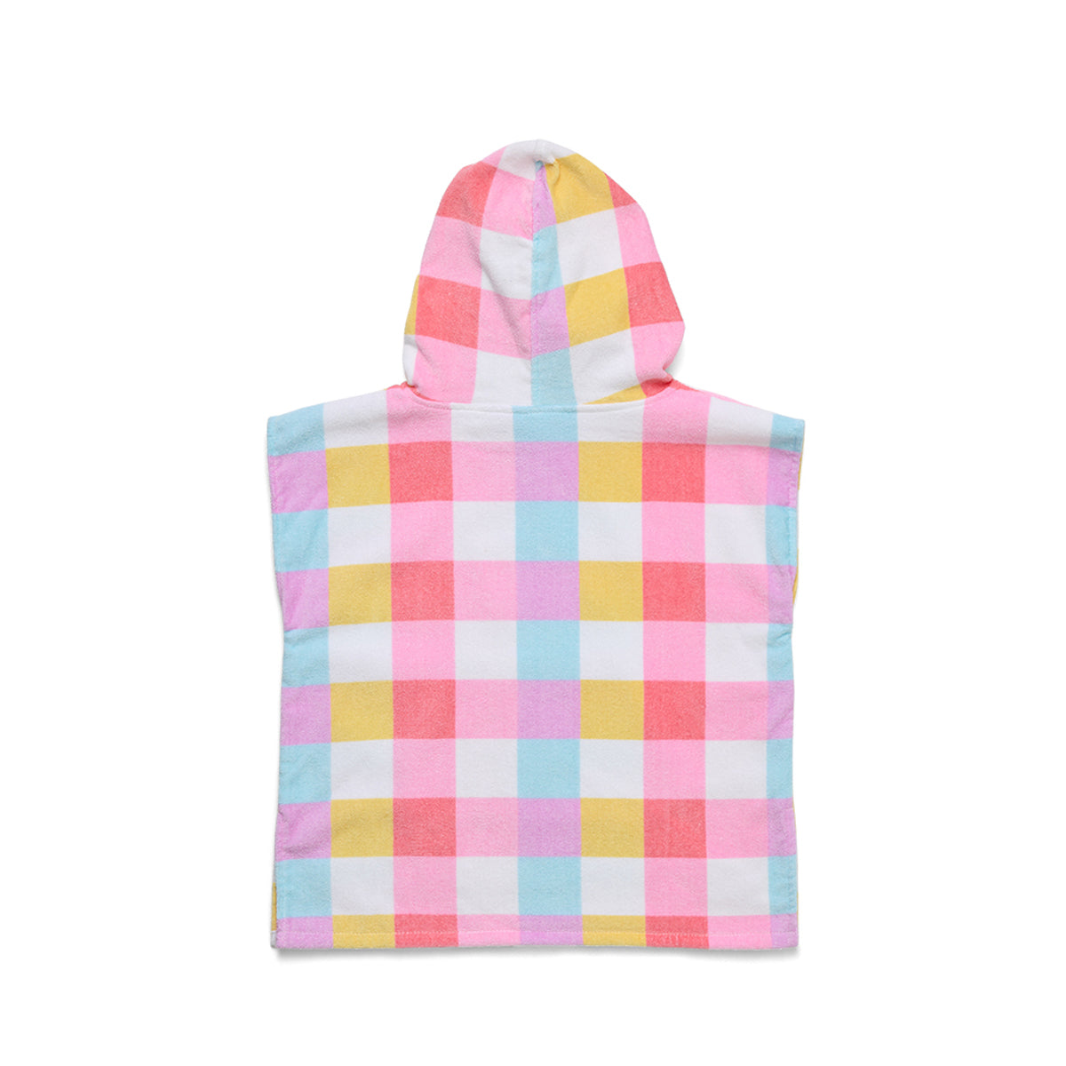 Hooded Towel- Pop Gingham