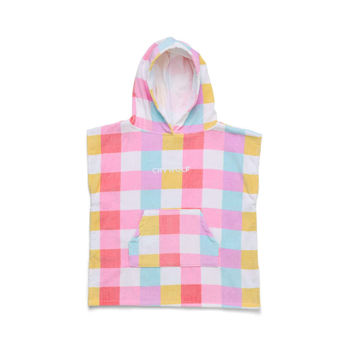 Hooded Towel- Pop Gingham