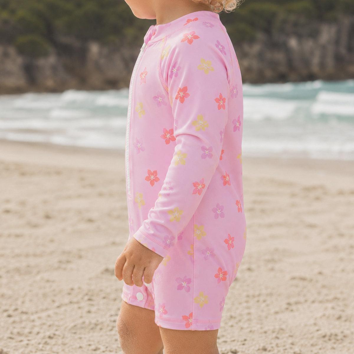 Baby Rash Suit- Hibiscus Bloom