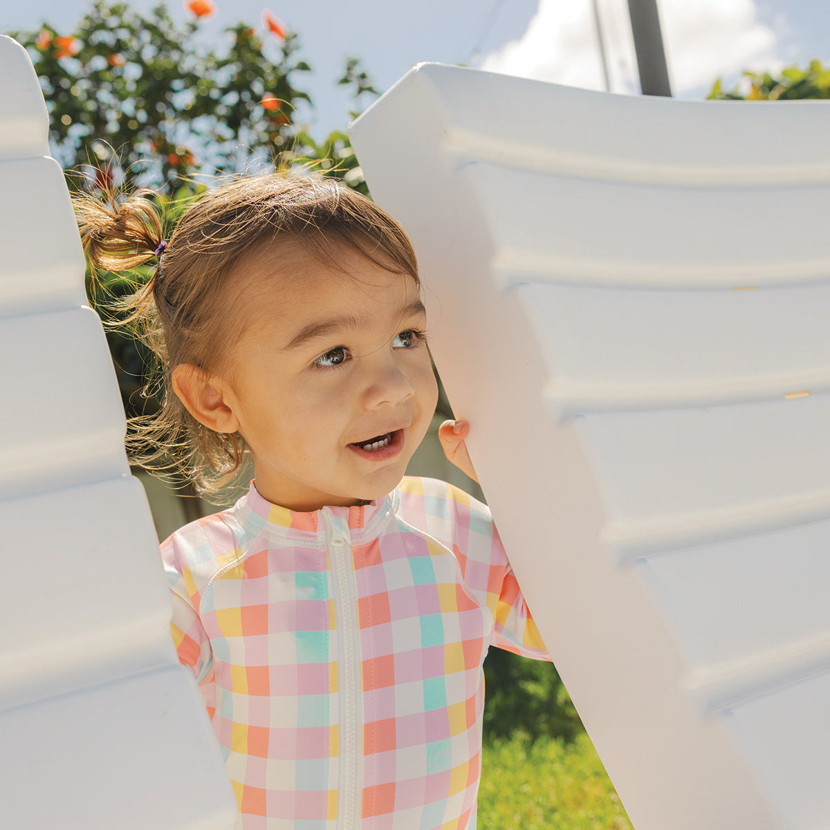 Baby Rash Suit- Pop Gingham