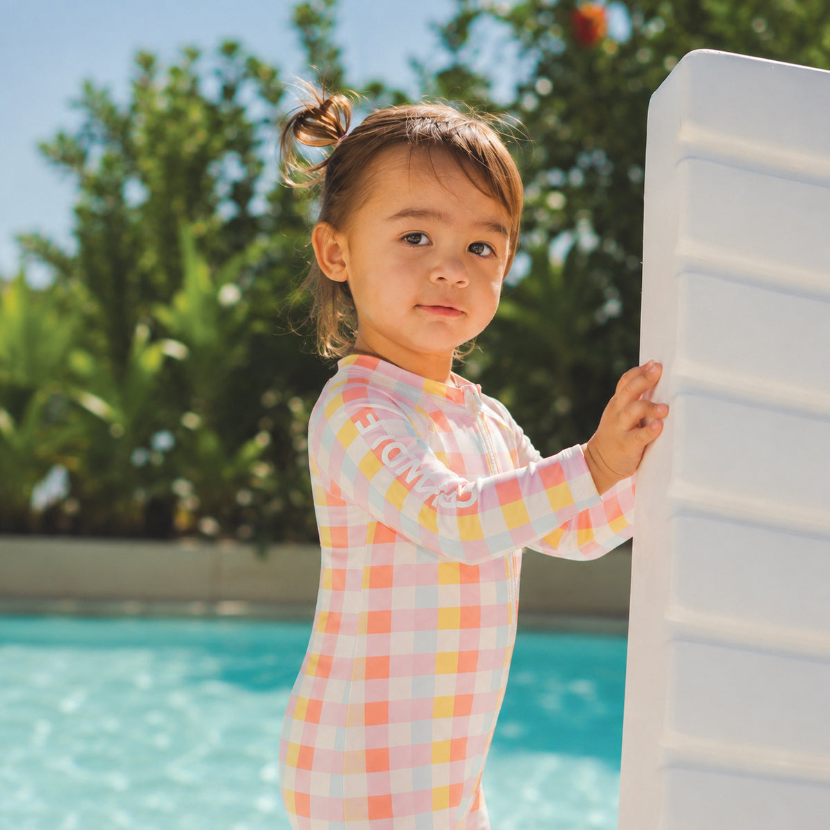 Baby Rash Suit- Pop Gingham