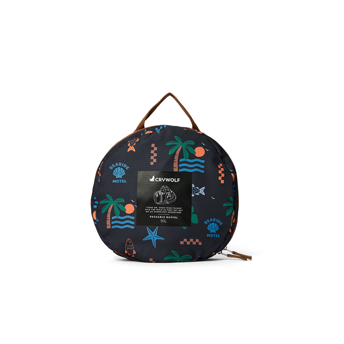 Packable Duffel Bag- Seaside Motel