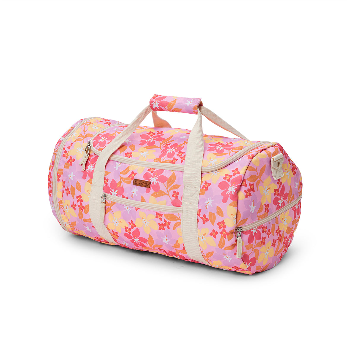 Packable Duffel Bag- Hibiscus Daze