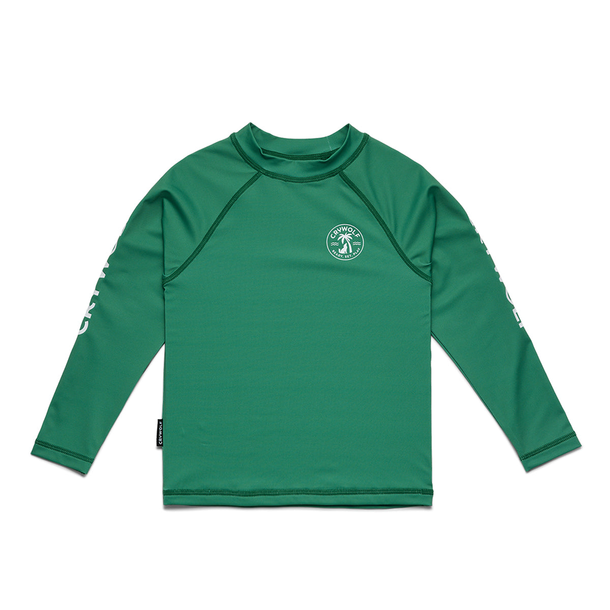 Long Sleeve Rash Vest- Sea Green