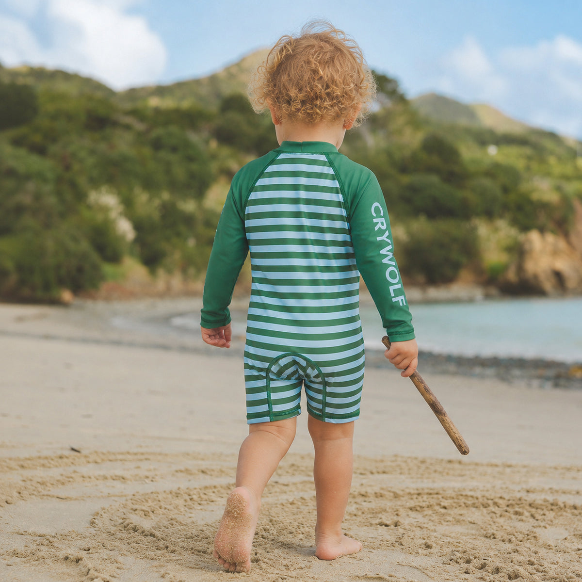 Baby Rash Suit- Deck Stripe
