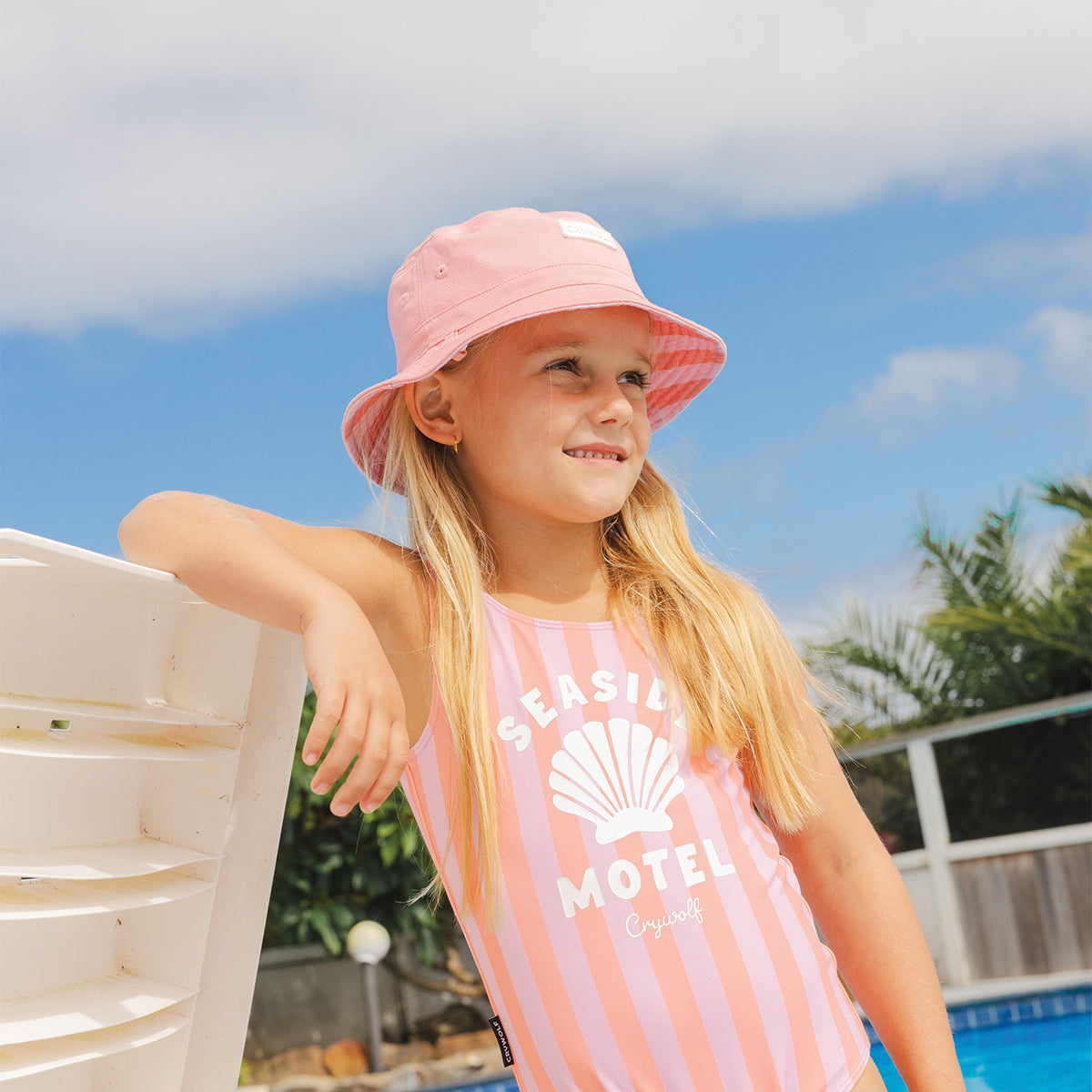 Swimsuit - Seashell Stripe