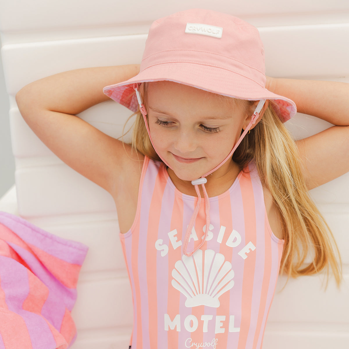 Swimsuit - Seashell Stripe